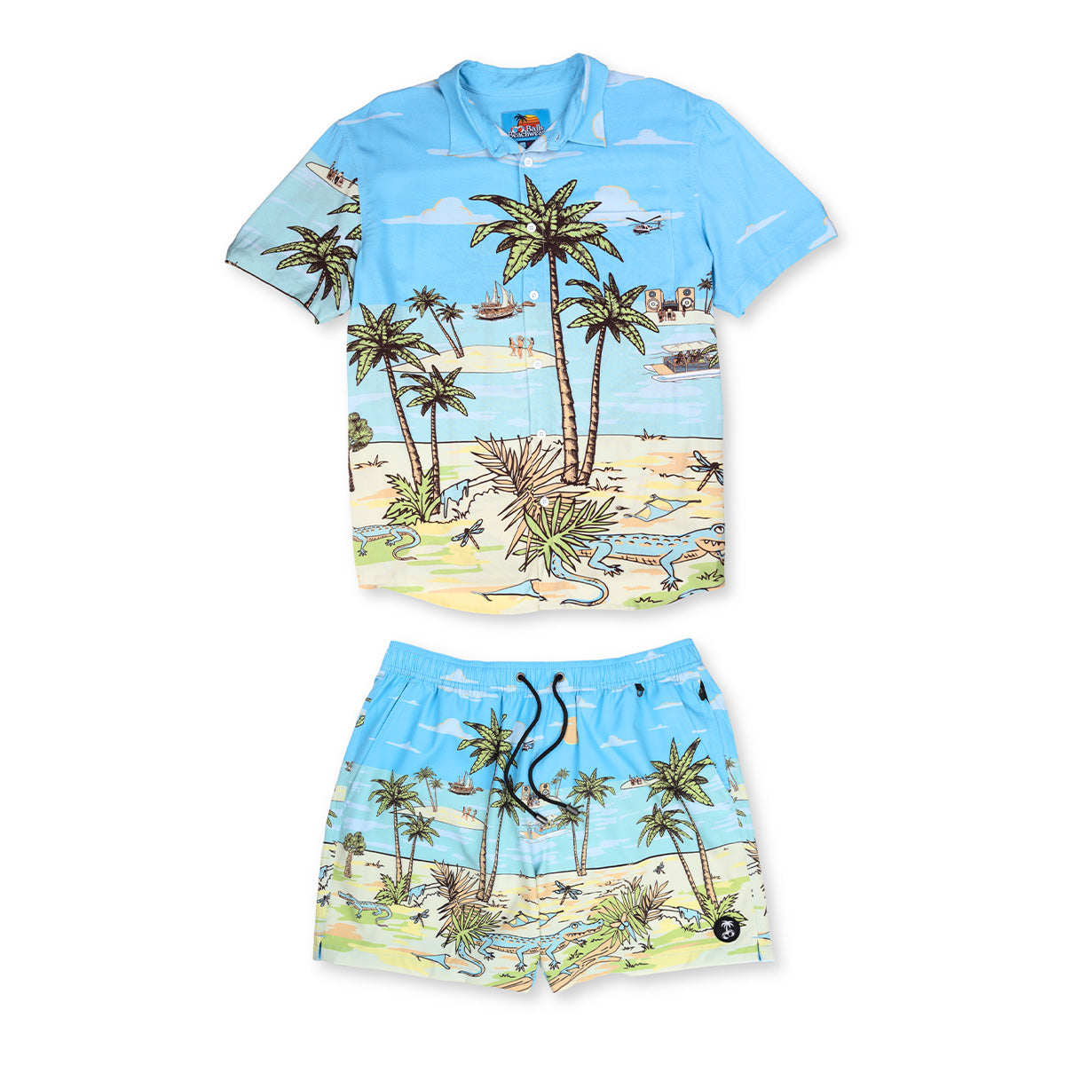 Balls Beachwear Party Island Matching Set