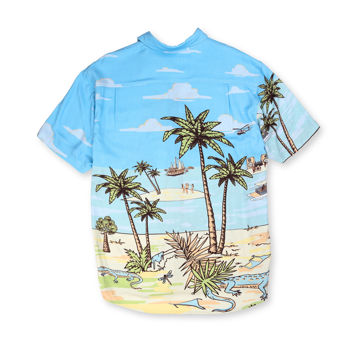 Balls Beachwear Party Island Button Up
